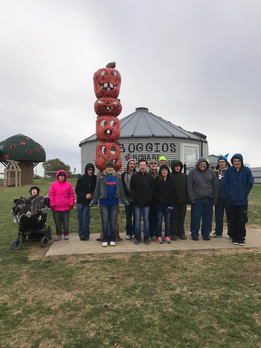 PCHS ITP Class at Boggio's Orchard
